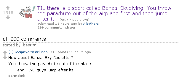 Banzai Skydiving