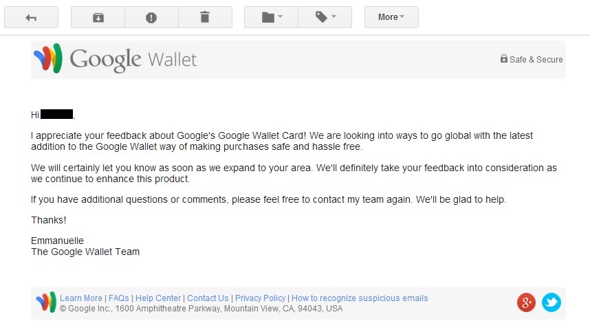 Google is launching Google Wallet to other countries as well