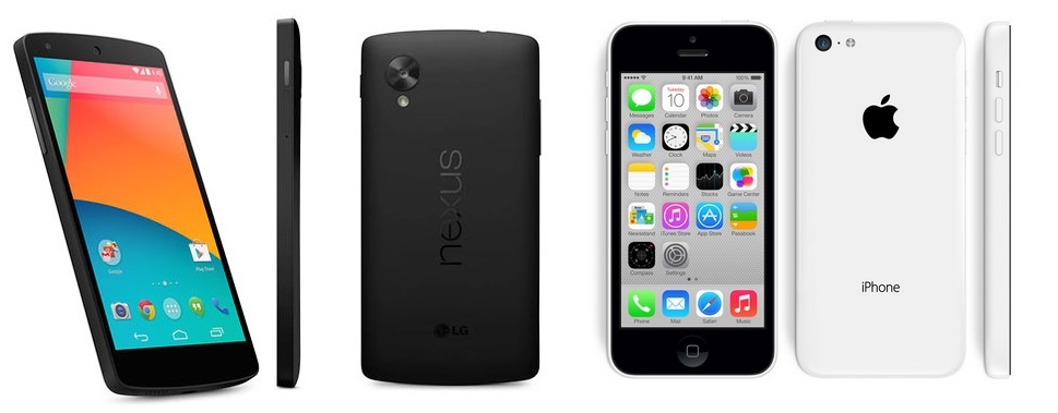 Nexus 5 vs iPhone