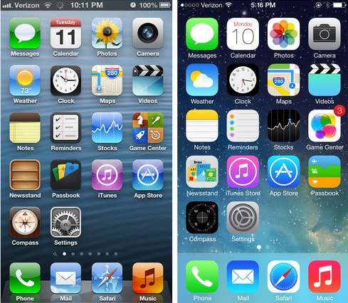 iOS 7 Features and Bugs