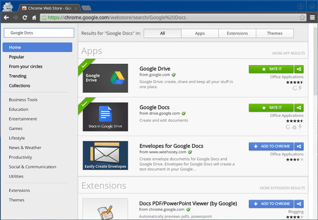 Google Chrome Extensions