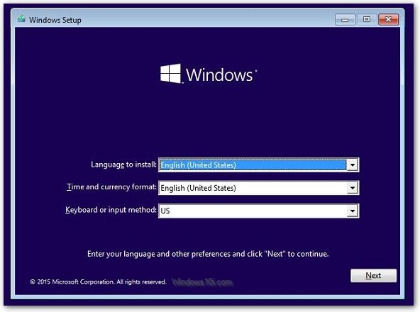 microsoft windows 10 iso file