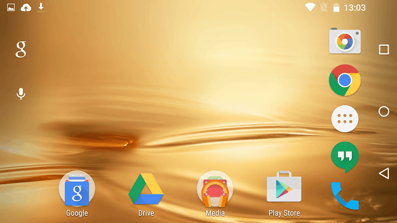 Android M Home Screen