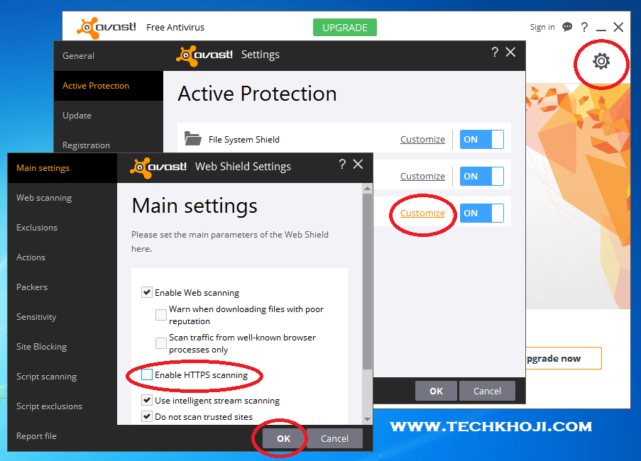 Avast SPDY Protocol Error Google Chrome