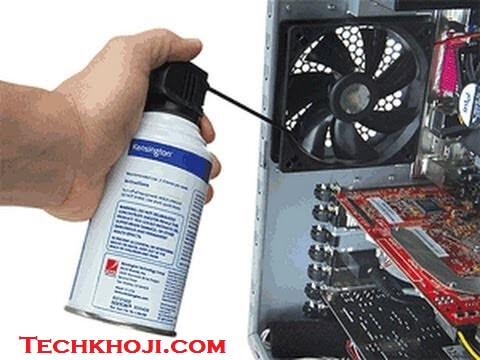 Compressed Air CPU Cleaning