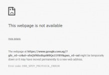 Google Chrome ERR_SPDY_PROTOCOL_ERROR Problem – Fix SPDY_PROTOCOL_ERROR