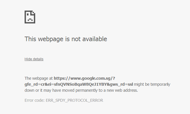 SPDY_PROTOCOL_ERROR
