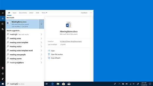 Windows 10 Search
