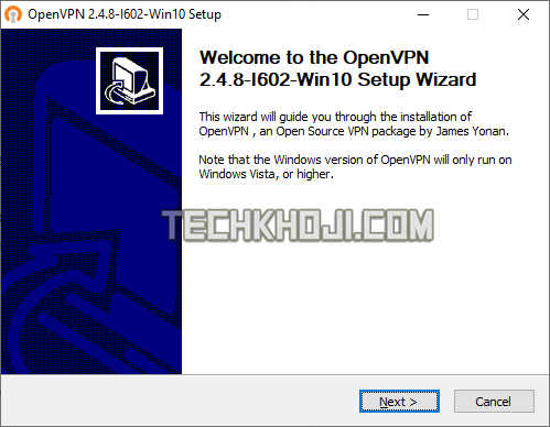 OpenVPN GUI Setup Wizard