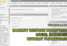 Backup WordPress MySQL Database without phpMyAdmin