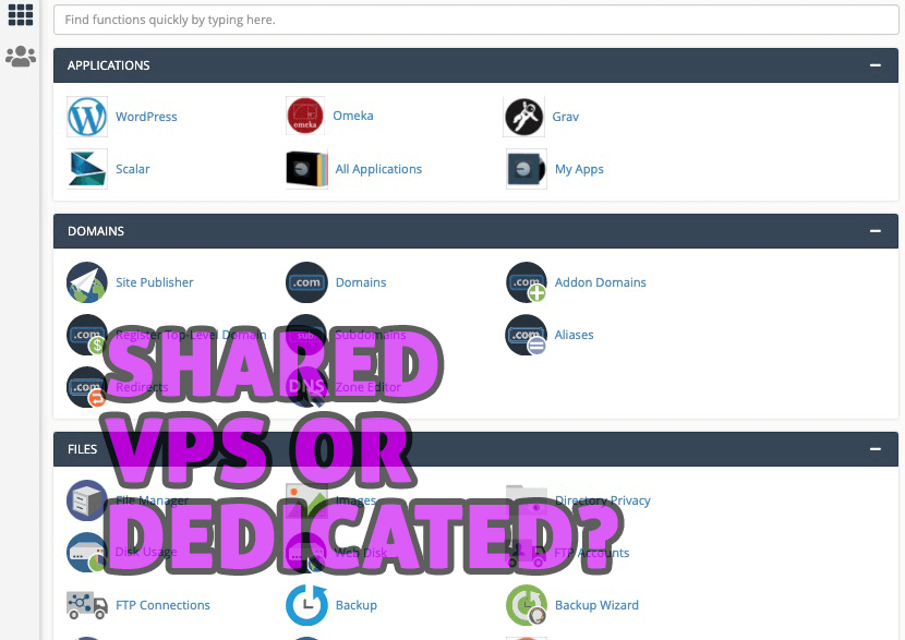 cPanel, DirectAdmin or VestaCP?