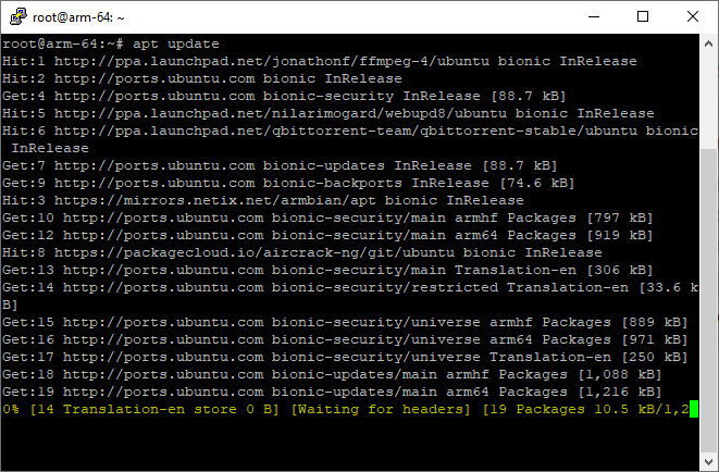Ubuntu APT Update Upgrade Linux