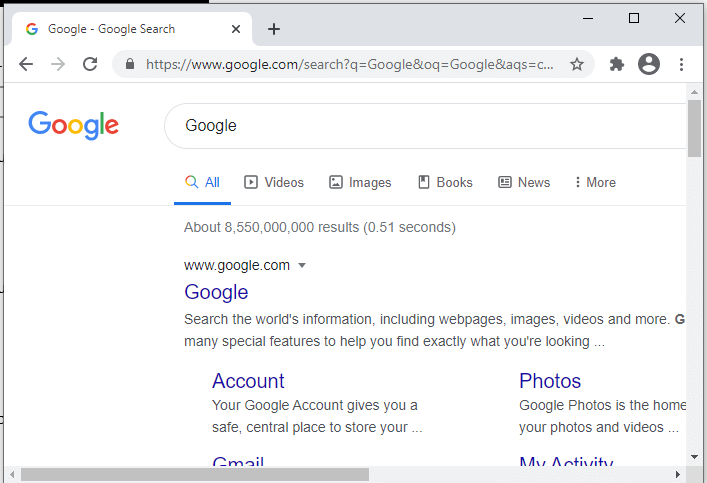 Google Chrome Light Mode