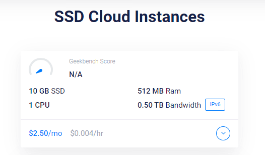 Vultr SSD Instance VPS