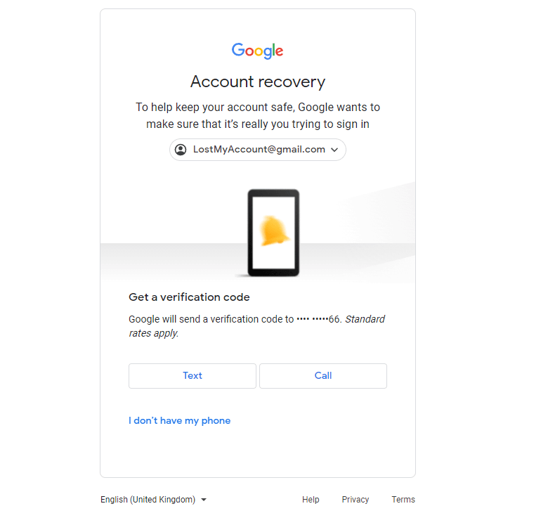 Recovering Google Account after Lost Backup Codes
