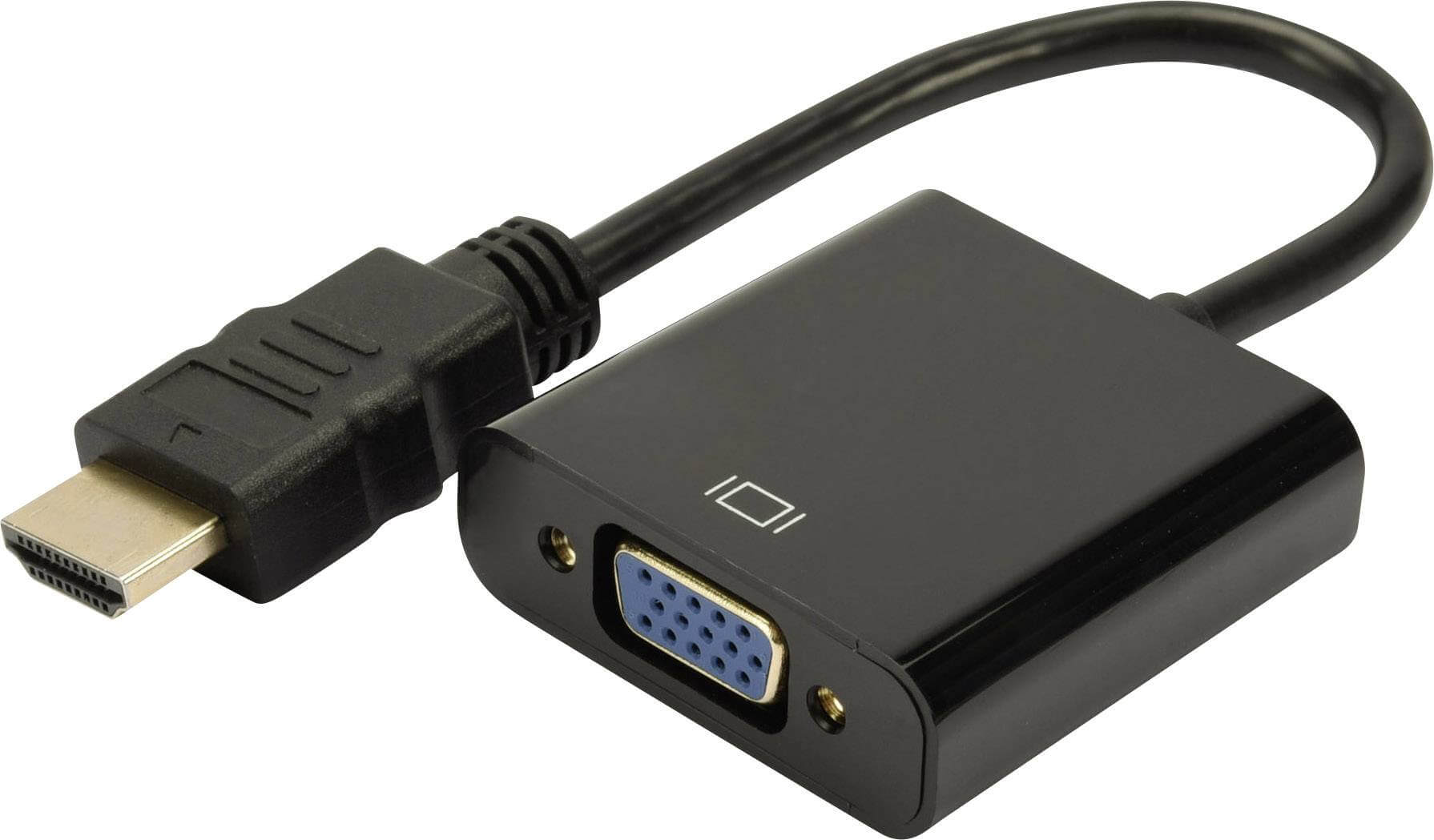 An Adapter which converts HDMI signals to VGA