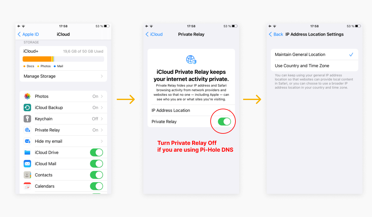 iOS 15 Private Replay VPN on iPhone