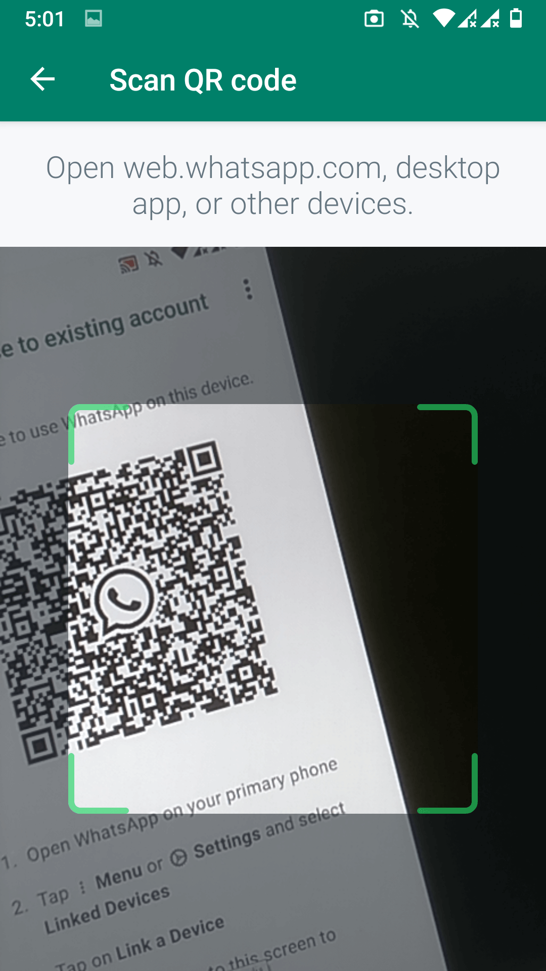 linking companion device WhatsApp