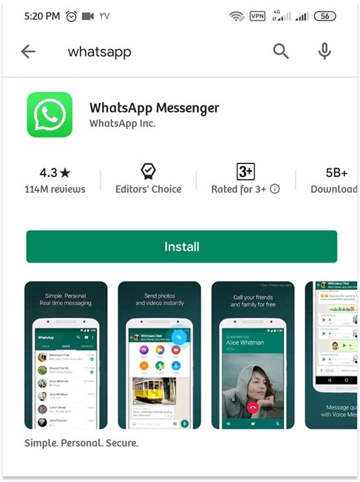 Copy/Transfer WhatsApp chats on other phone